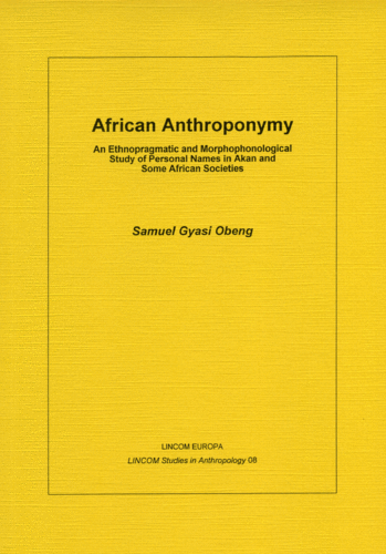LiSA 08: African Anthroponymy