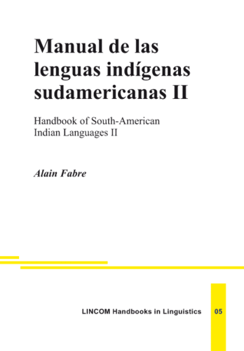 LHL 05: Manual de las lenguas indígenas sudamericanas II