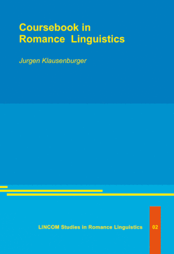 LSRL 02: Coursebook in  Romance  Linguistics