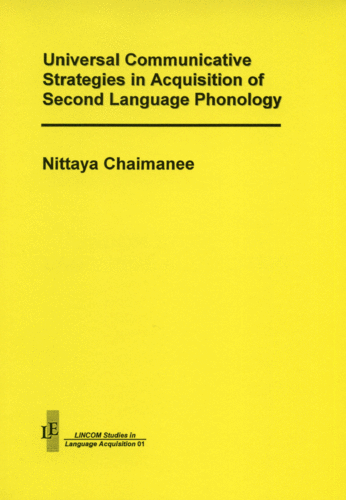 LSLA 01: Universal Communicative Strategies in Acquisition of Second Language Phonology