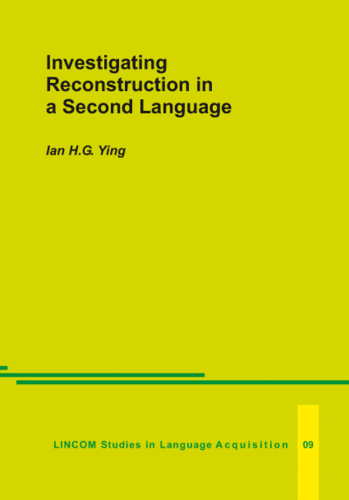 LSLA 09: Investigating Reconstruction in a Second Language