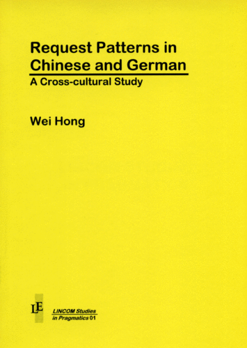 LSPr 01: Request Patterns in Chinese and German