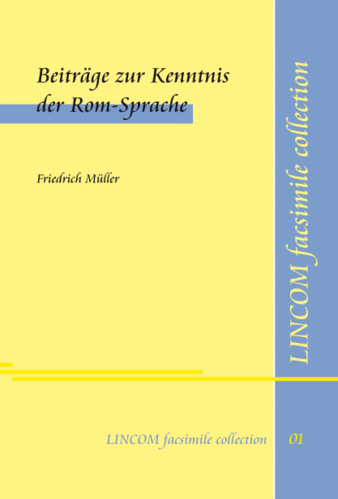 Lfc 01: Beiträge zur Kenntnis der Rom-Sprache